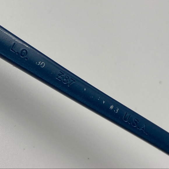 Vintage Liberty 287 Blue Oversized Oval Sunglasses - Picture 6 of 7